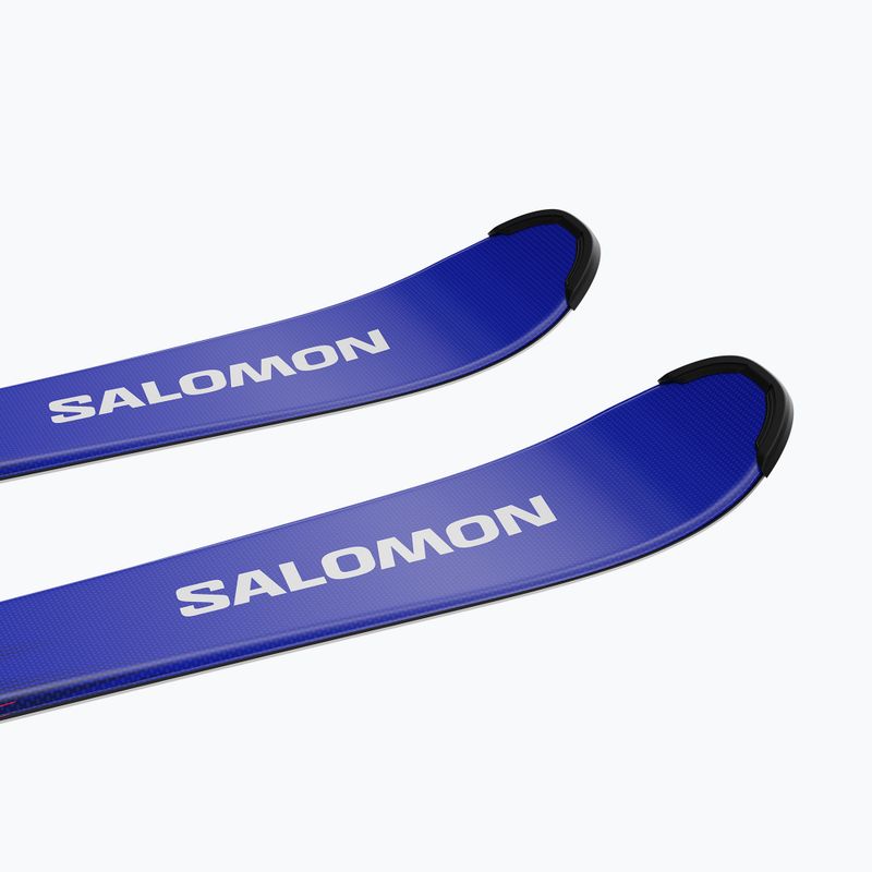 Kids’ downhill skis with bindings Salomon Equipe Jr S + C5 GW race blue/equipe red 5