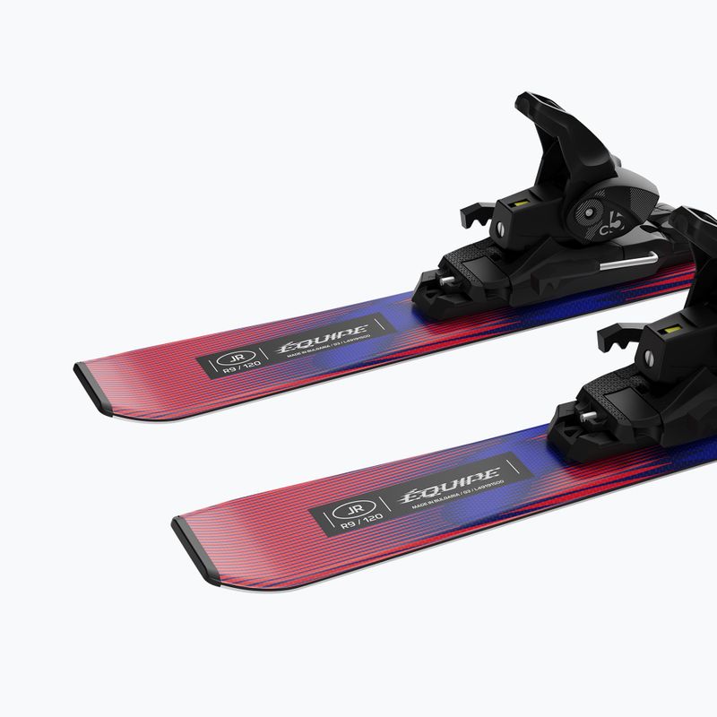 Kids’ downhill skis with bindings Salomon Equipe Jr S + C5 GW race blue/equipe red 6