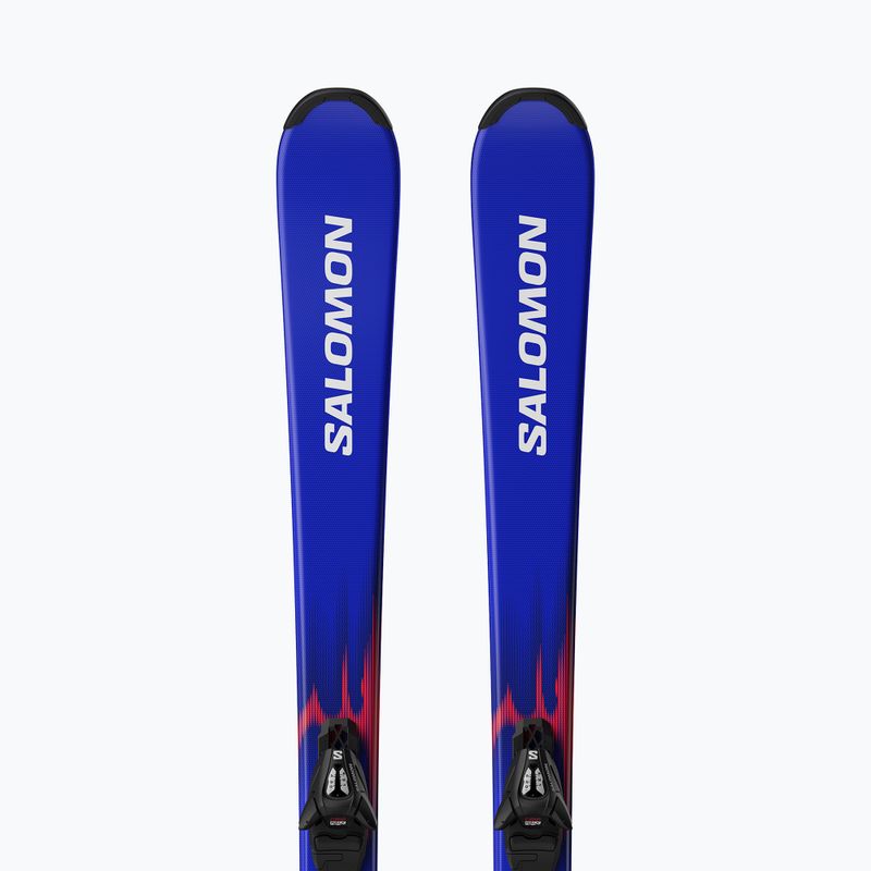 Kids’ downhill skis with bindings Salomon Equipe Jr M + C5 GW race blue/equipe red 5