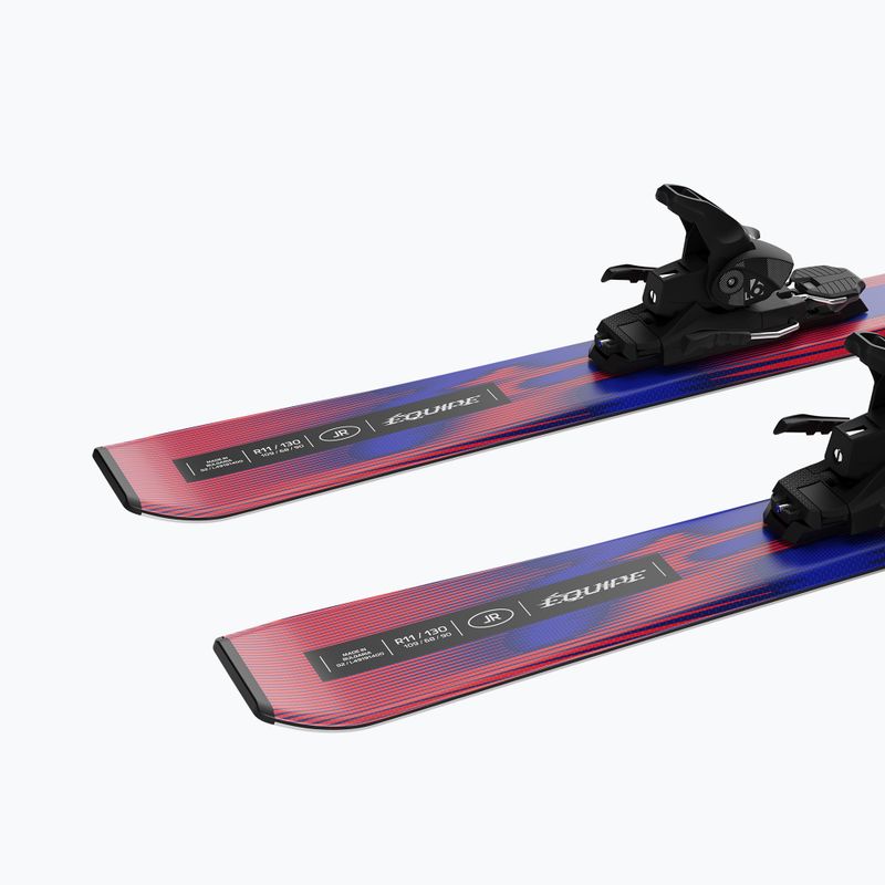 Kids’ downhill skis with bindings Salomon Equipe Jr M + L6 GW race blue/equipe red 7