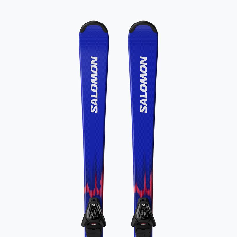 Kids’ downhill skis with bindings Salomon Equipe MT JR + L6 GW race blue/equipe red 5