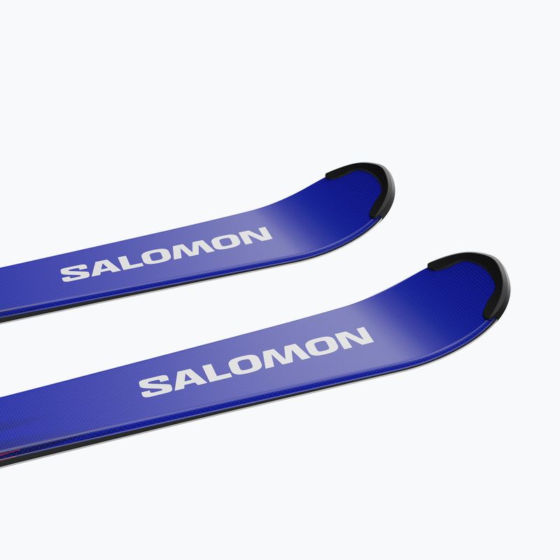 Kids’ downhill skis with bindings Salomon Equipe MT JR + M10 GW race blue/equipe red 6