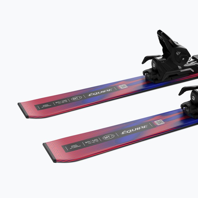 Kids’ downhill skis with bindings Salomon Equipe MT JR + M10 GW race blue/equipe red 7