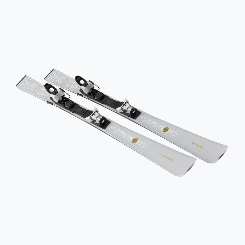 Women’s downhill skis with bindings Salomon S/Max N°10 + M10 GW silver met/glitter 2