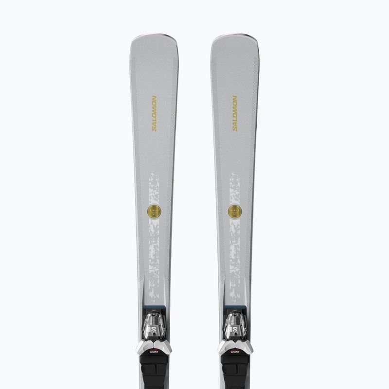 Women’s downhill skis with bindings Salomon S/Max N°10 + M10 GW silver met/glitter 3