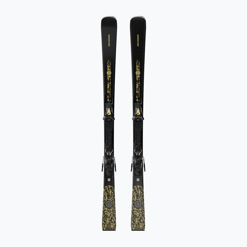 Women’s downhill skis with bindings Salomon S/Max N°12 + MI11 GW black/glitter