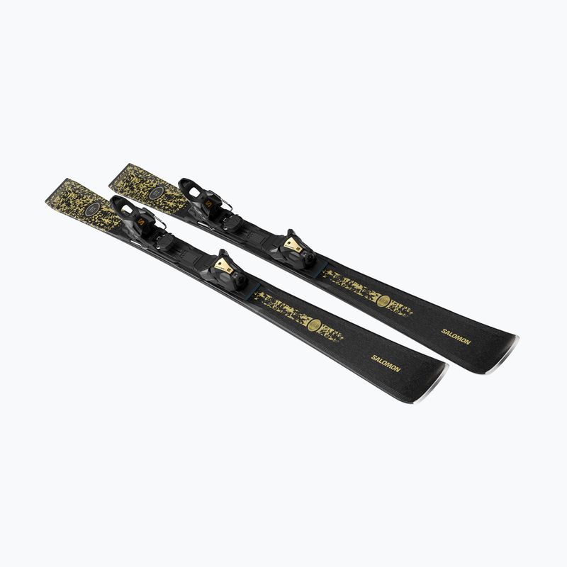 Women’s downhill skis with bindings Salomon S/Max N°12 + MI11 GW black/glitter 2