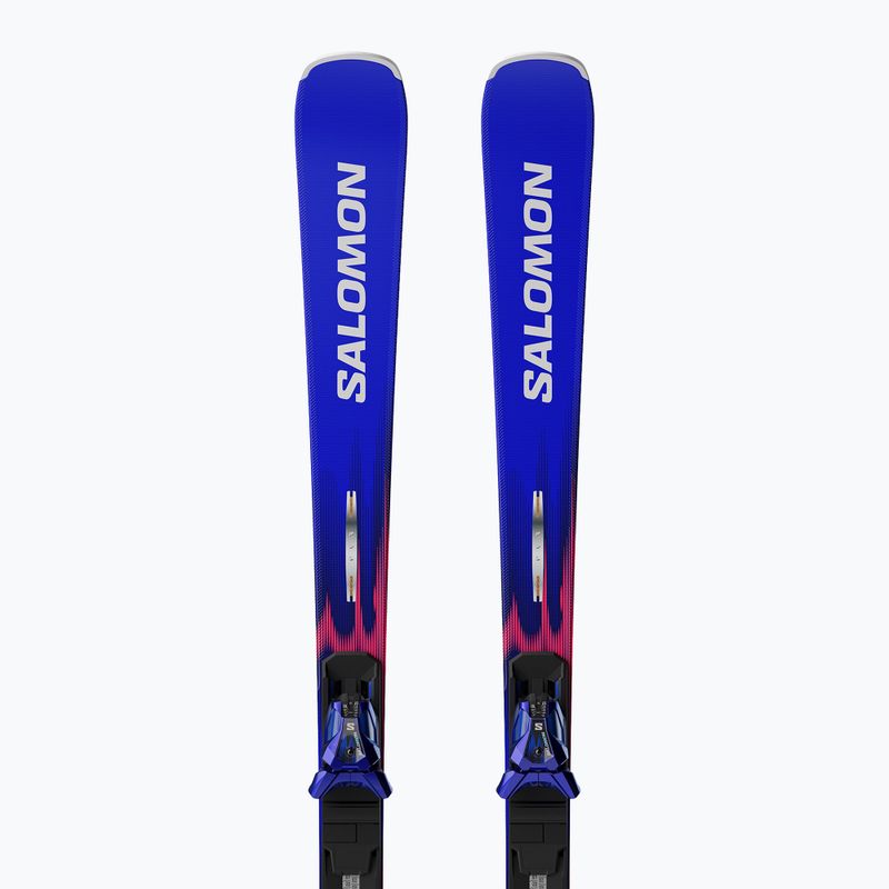 Downhill skis with bindings Salomon Equipe SL 12 + I12 GW race blue/equipe red 4
