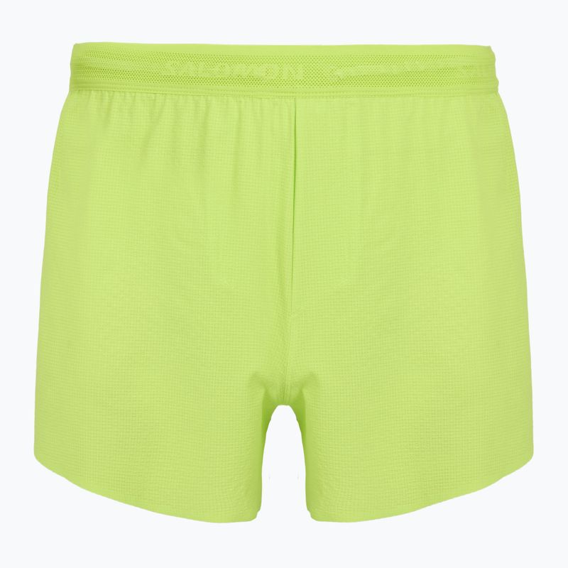 Men's running shorts Salomon Sense Aero SPLT 3" acid lime