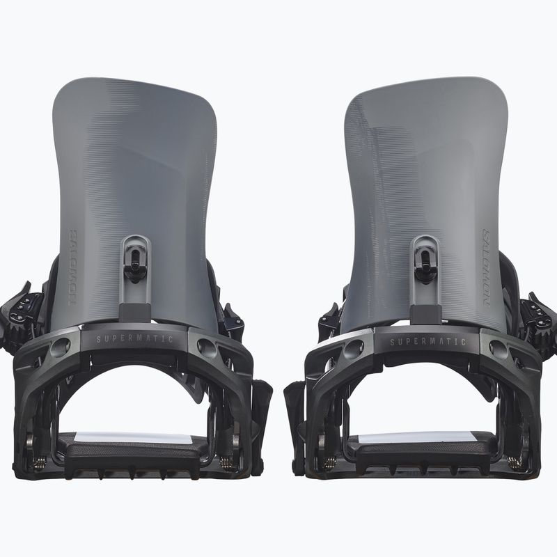 Snowboard bindings Salomon XA Supermatic castor gray/black 3