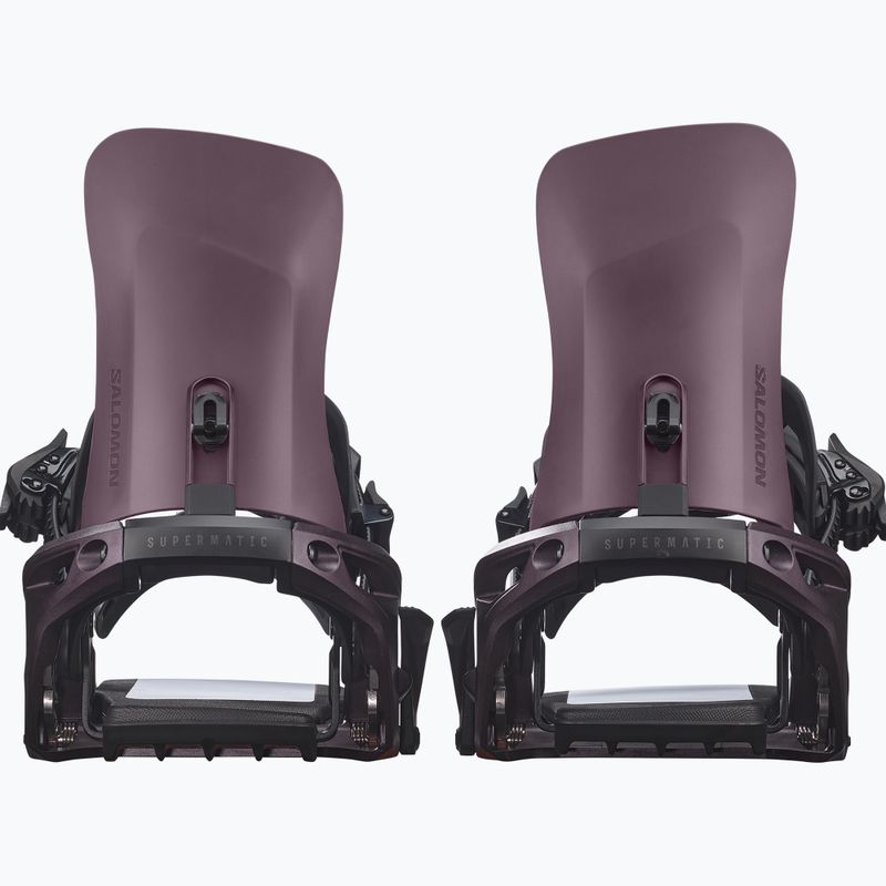 Snowboard bindings Salomon XA Supermatic huckleberry/black 3