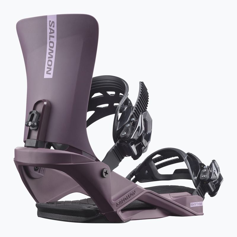 Snowboard bindings Salomon Rhythm huckleberry/black 2