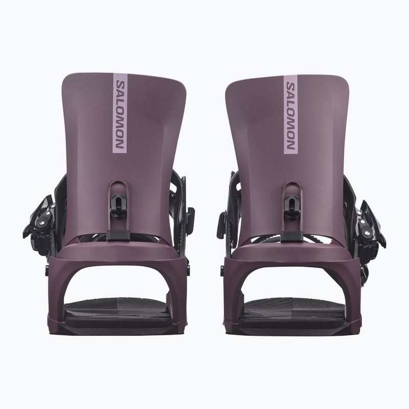 Snowboard bindings Salomon Rhythm huckleberry/black 3