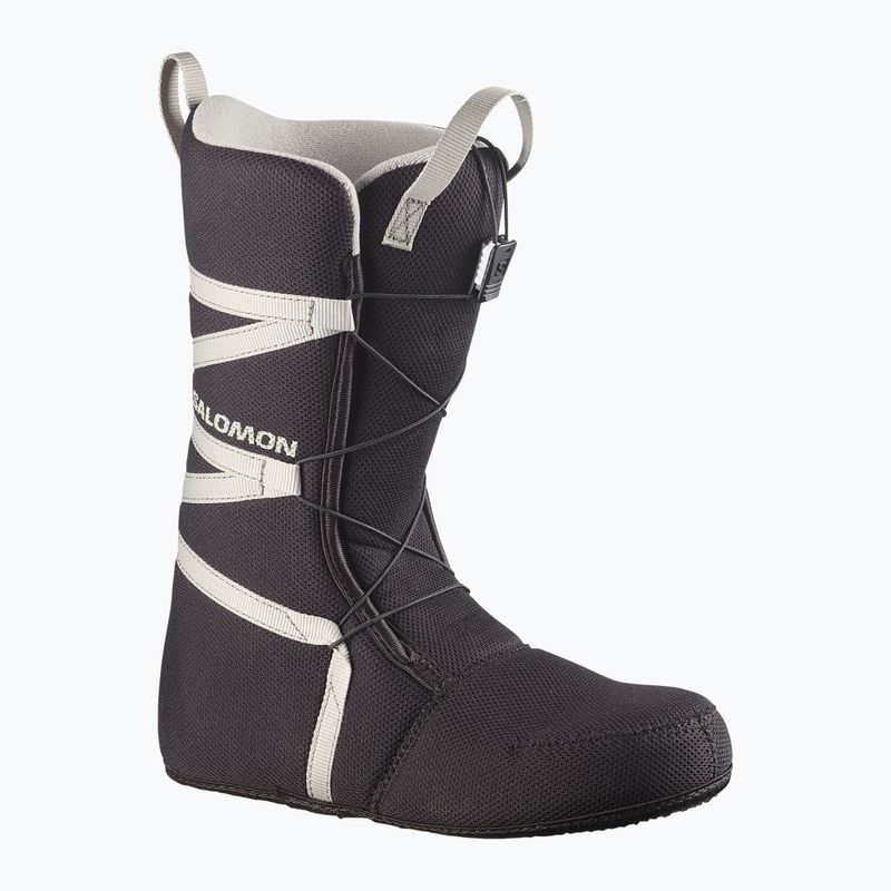 Women's snowboard boots Salomon Pearl Boa W black/black/wrought iron 4