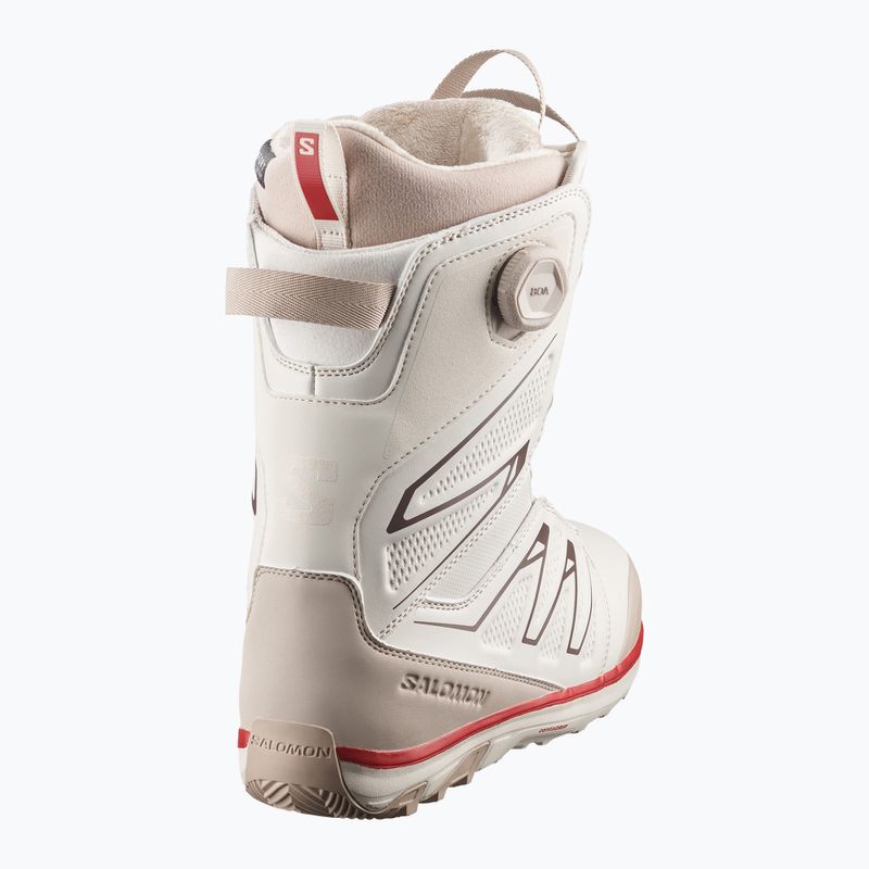 Women's snowboard boots Salomon Ivy Boa SJ Boa W almond milk/white pepper/haute red 3
