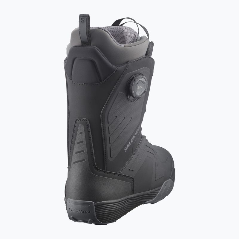 Men's snowboard boots Salomon Dialogue Dual Boa black/black/asphalt 2