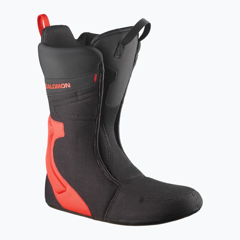 Men's snowboard boots Salomon Echo Dual Boa black/wren/fiery red 4