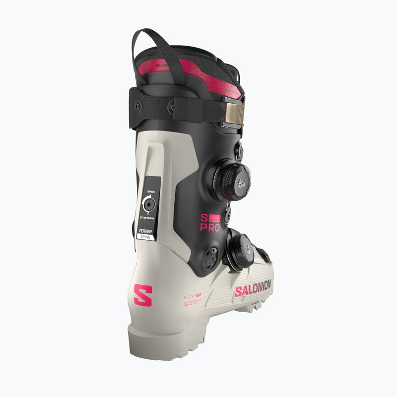 Men's ski boots Salomon S/Pro Supra Dual Boa 130 gray aurora/black/raspberry 3