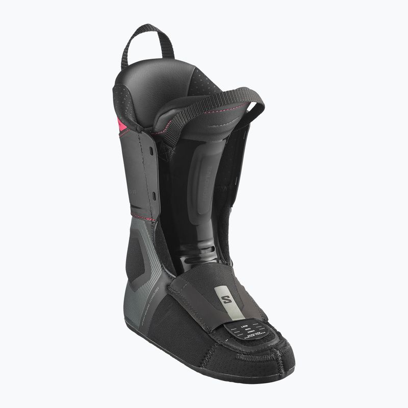 Men's ski boots Salomon S/Pro Supra Dual Boa 130 gray aurora/black/raspberry 5