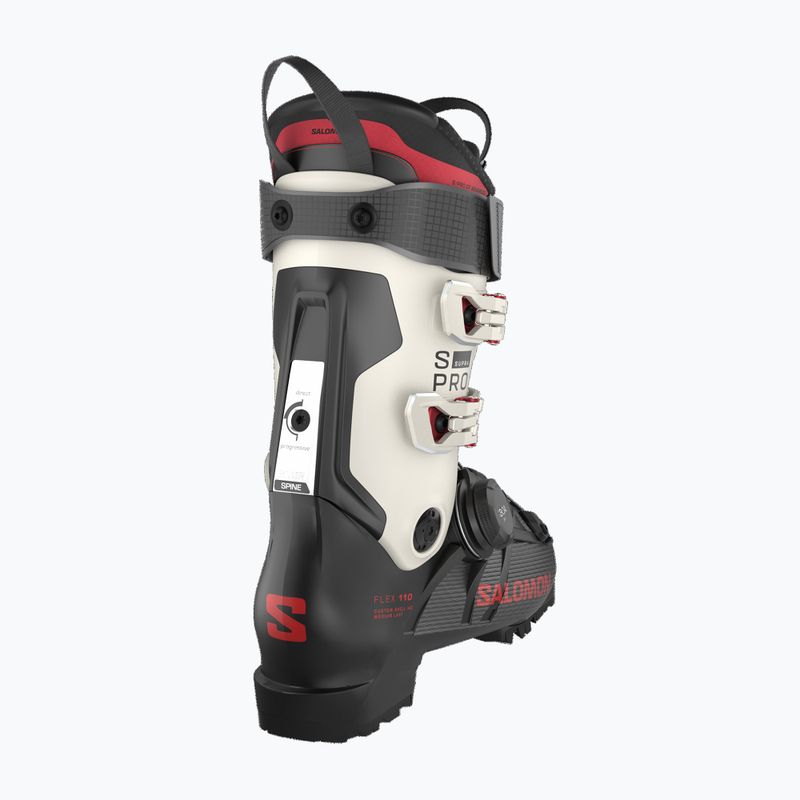 Men's ski boots Salomon S/PRO Supra S Boa 110 black/gray aurora/samba met 3