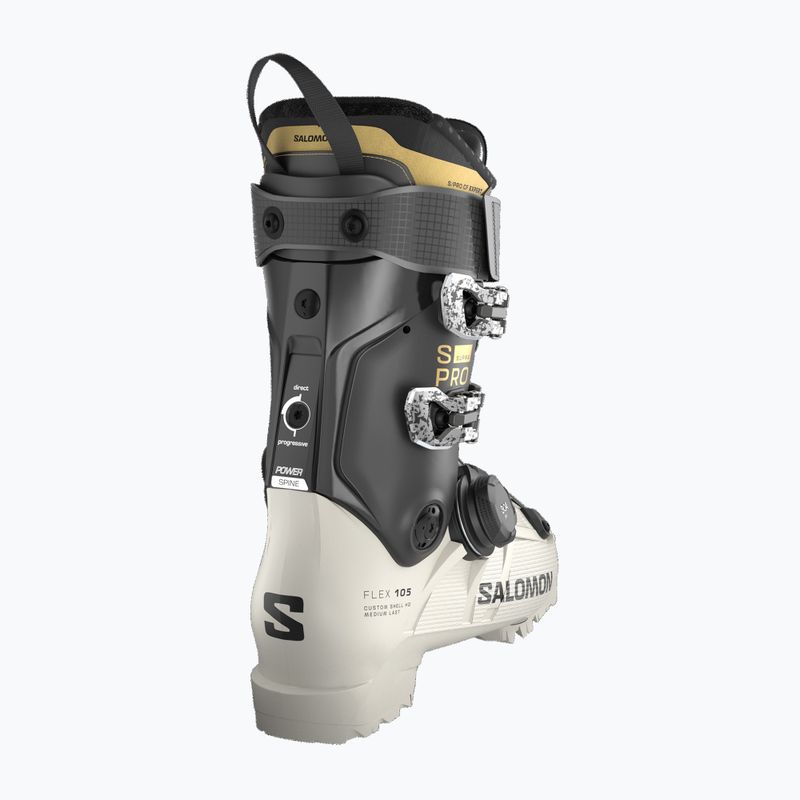 Women's ski boots Salomon S/PRO Supra S Boa 105 W gray aurora/black/gold met 2