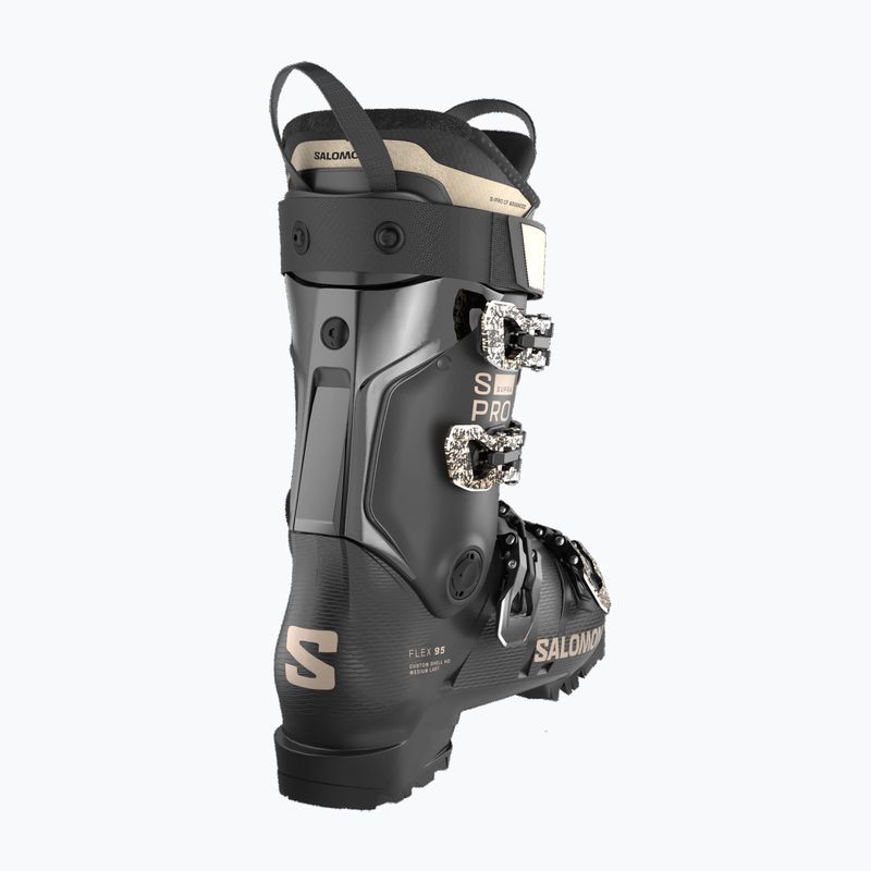 Women's ski boots Salomon S/PRO Supra 95 W black/dark gray met/light bronze met 3