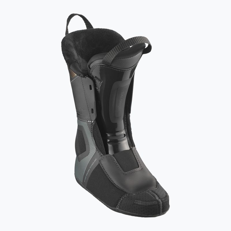 Women's ski boots Salomon S/PRO Supra 95 W black/dark gray met/light bronze met 5