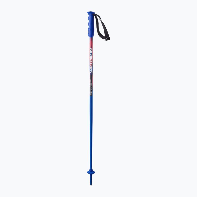 Children's ski poles Salomon Equipe ALU Jr race blue/red 2