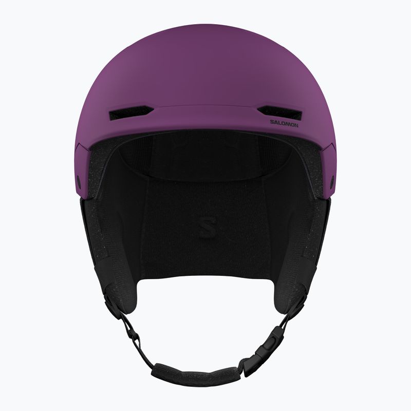 Children's ski helmet Salomon Husk Jr pansy 4