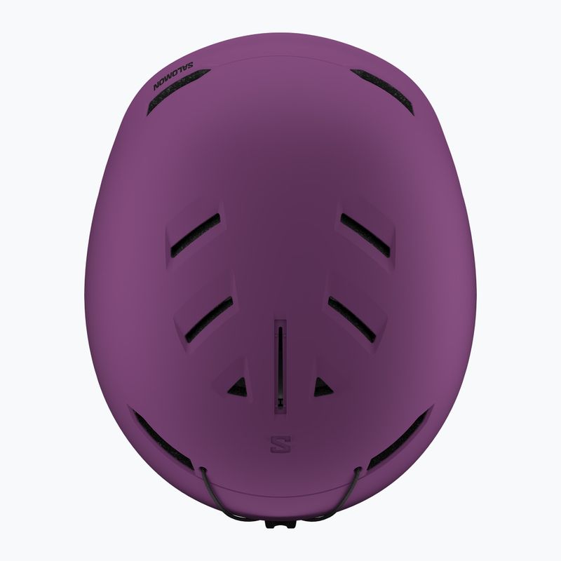 Children's ski helmet Salomon Husk Jr pansy 5