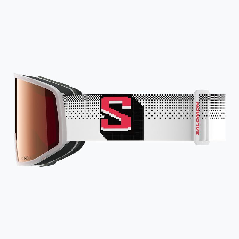 Ski goggles Salomon Sentry Pro Sigma S3 translucent frozen/sigma fire red 4