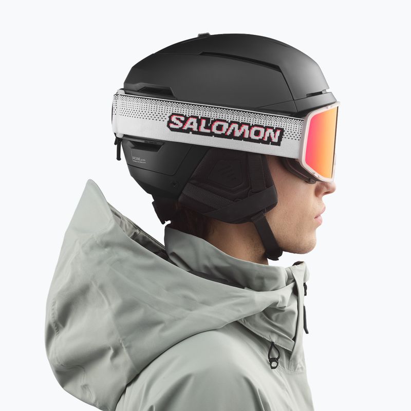 Ski goggles Salomon Sentry Pro Sigma S3 translucent frozen/sigma fire red 6
