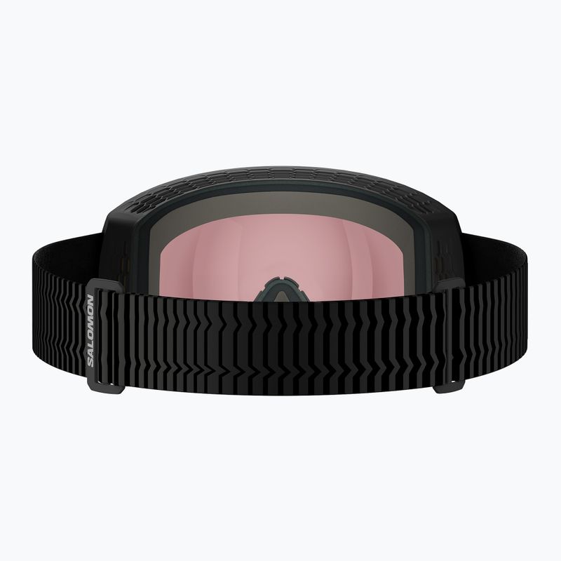 Ski goggles Salomon Radium Pro Outline Sigma Photo S1-S3 black/sigma photo poppy red 3