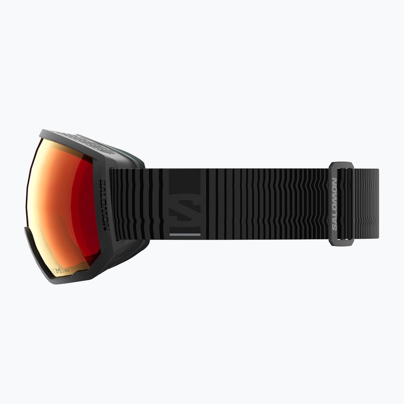 Ski goggles Salomon Radium Pro Outline Sigma Photo S1-S3 black/sigma photo poppy red 4
