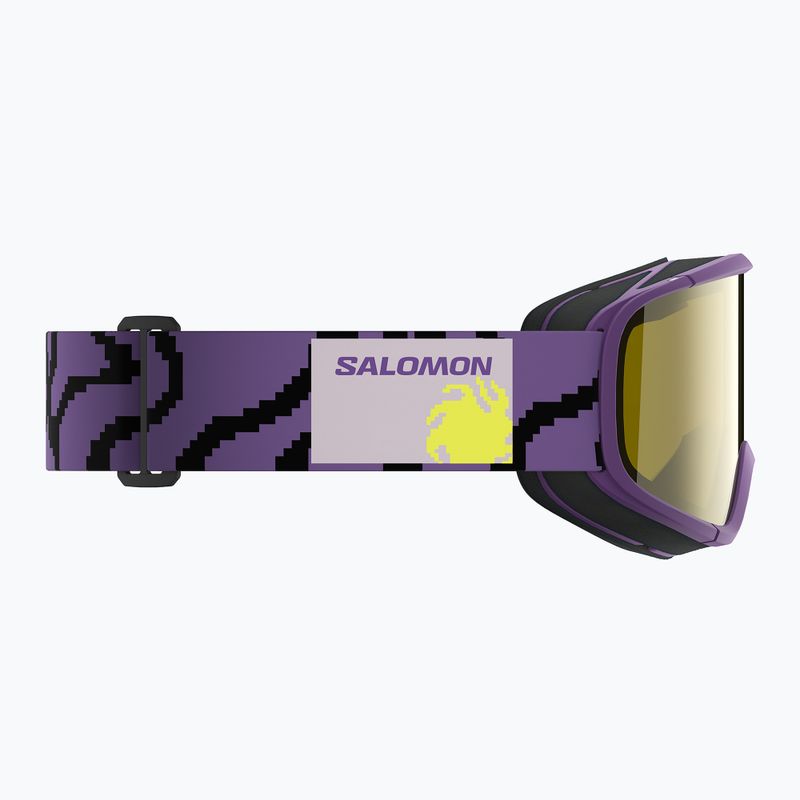 Children's ski goggles Salomon Lumi Acces Jr S1 pansy/flash yellow 5