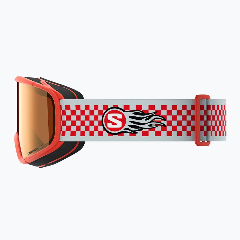 Children's ski goggles Salomon Rio S2 cherry tomato/flash tonic orange 3