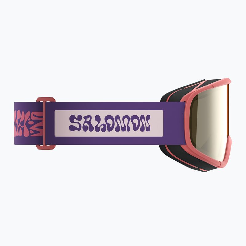 Children's ski goggles Salomon Rio S2 smoke blue/flash gold 5