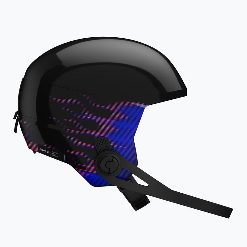 Children's ski helmet Salomon Equipe Fis + Chinguard Jr black/flames 3
