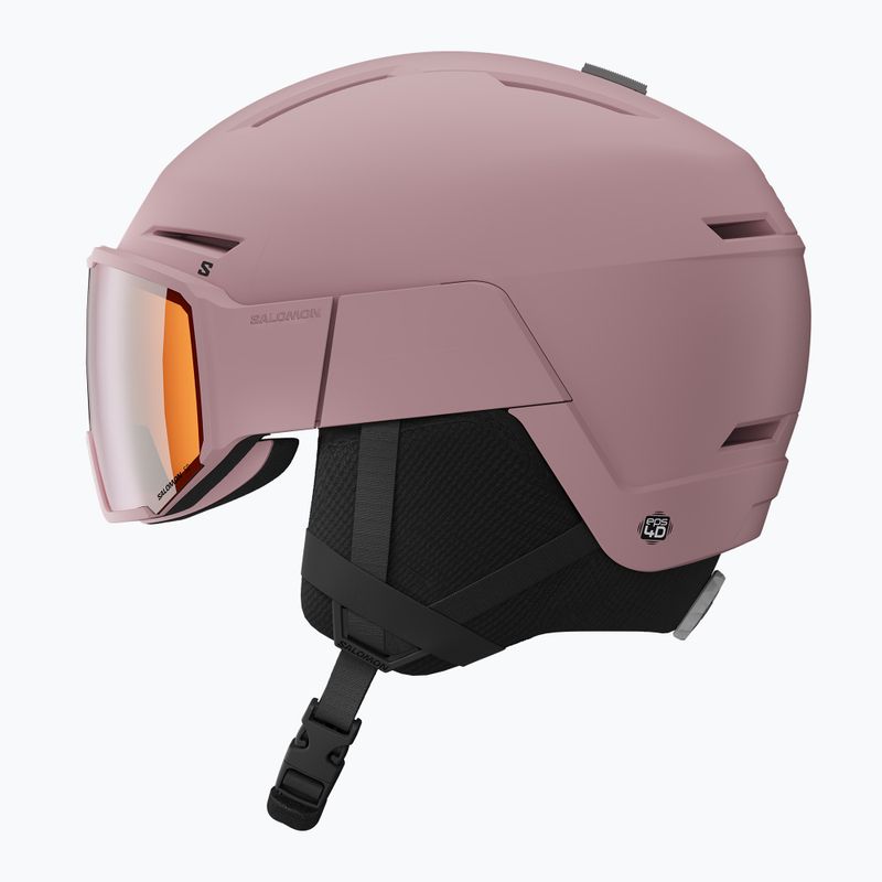Ski helmet Salomon Osmo Dawn Pink/Flash Tonic/Orange 4