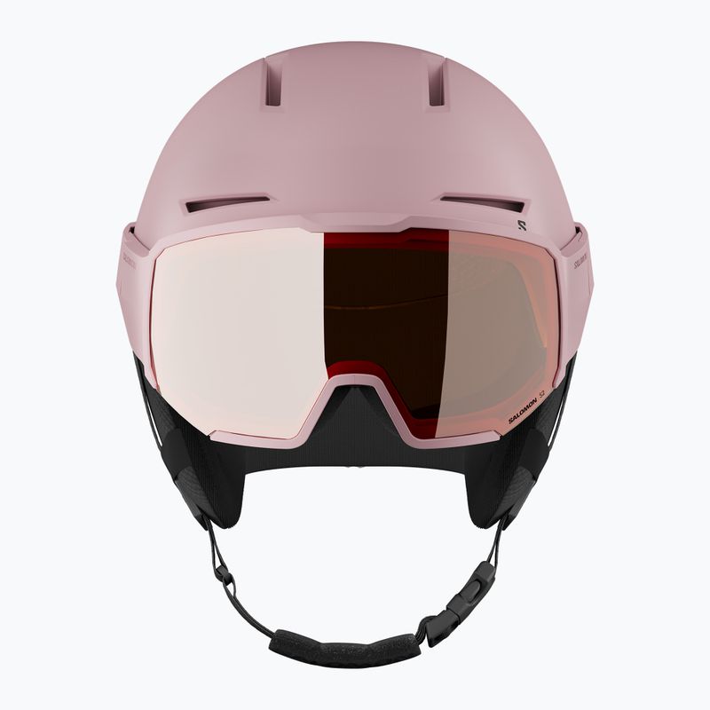 Ski helmet Salomon Osmo Dawn Pink/Flash Tonic/Orange 5