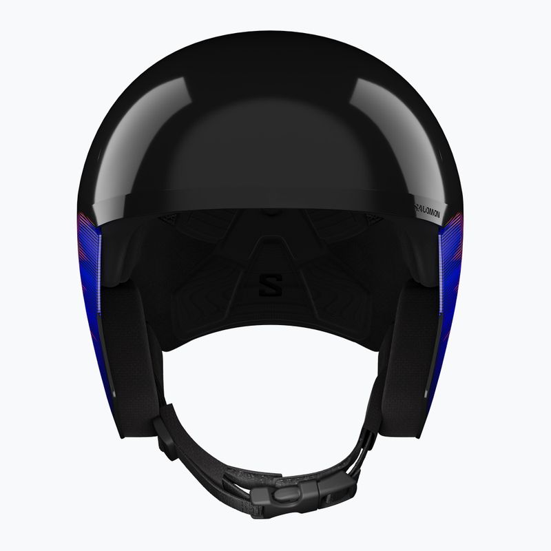 Children's ski helmet Salomon Equipe Fis Jr black/flames 2