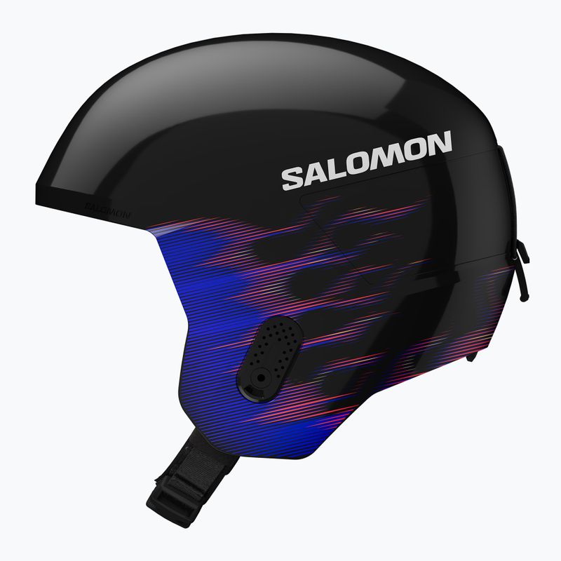 Children's ski helmet Salomon Equipe Fis Jr black/flames 4