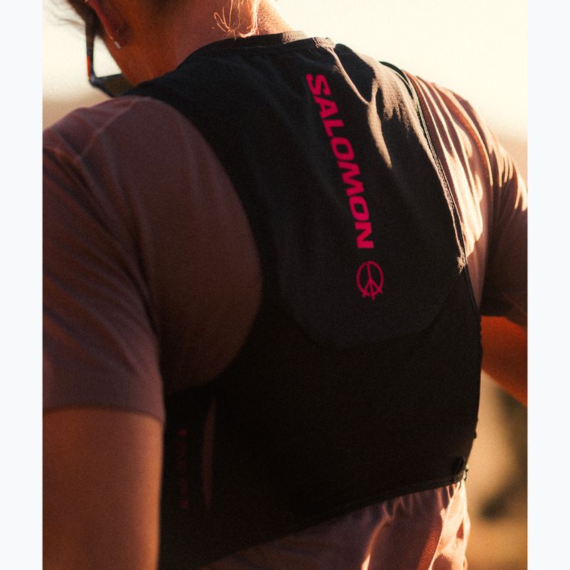Running vest Salomon S/Lab Sense 6 Courtney Edition black/rose taupe 9