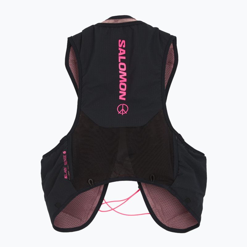 Running vest Salomon S/Lab Sense 6 Courtney Edition black/rose taupe 2