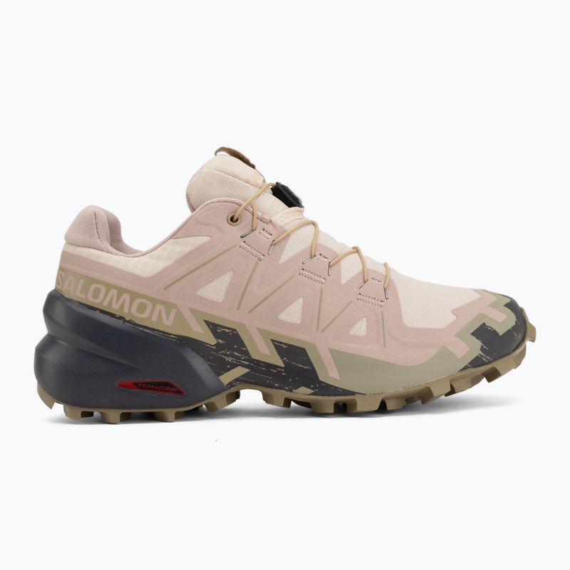 Women's running shoes Salomon Speedcross 6 tapioca/shadow gray 2