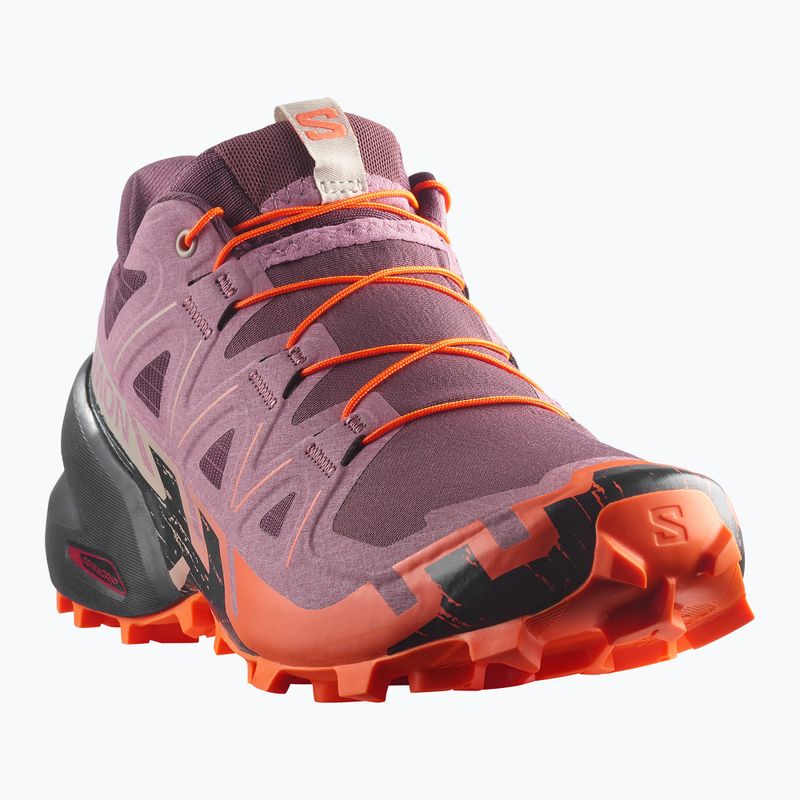 Women's running shoes Salomon Speedcross 6 huckleberry/dusky orchid 2
