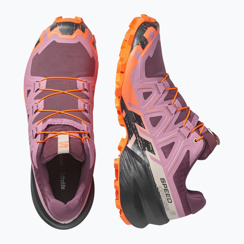 Women's running shoes Salomon Speedcross 6 huckleberry/dusky orchid 4