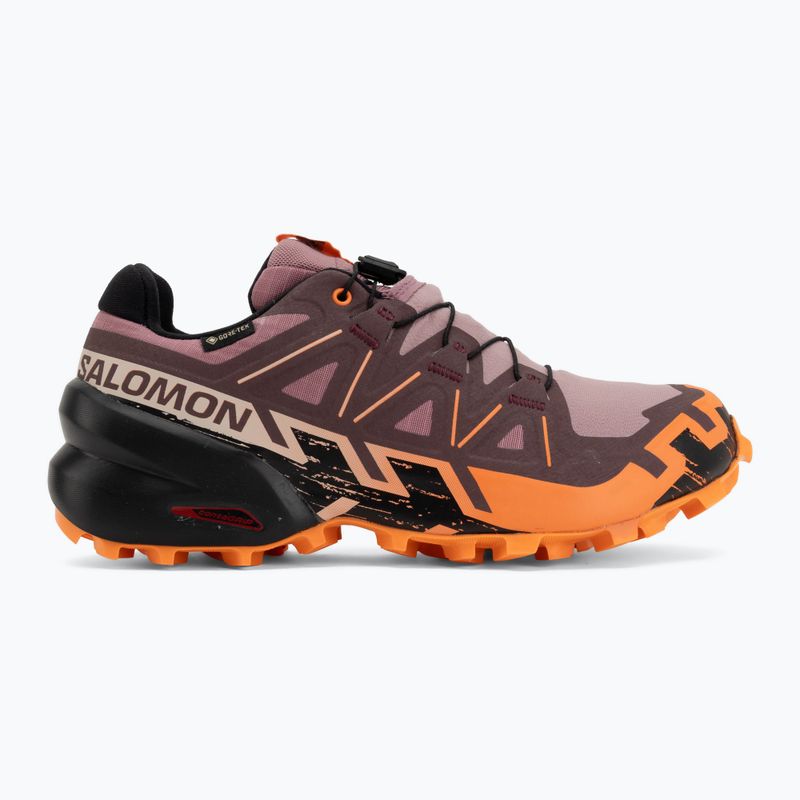 Women's running shoes Salomon Speedcross 6 GTX dusky orchid/huckleberry 2