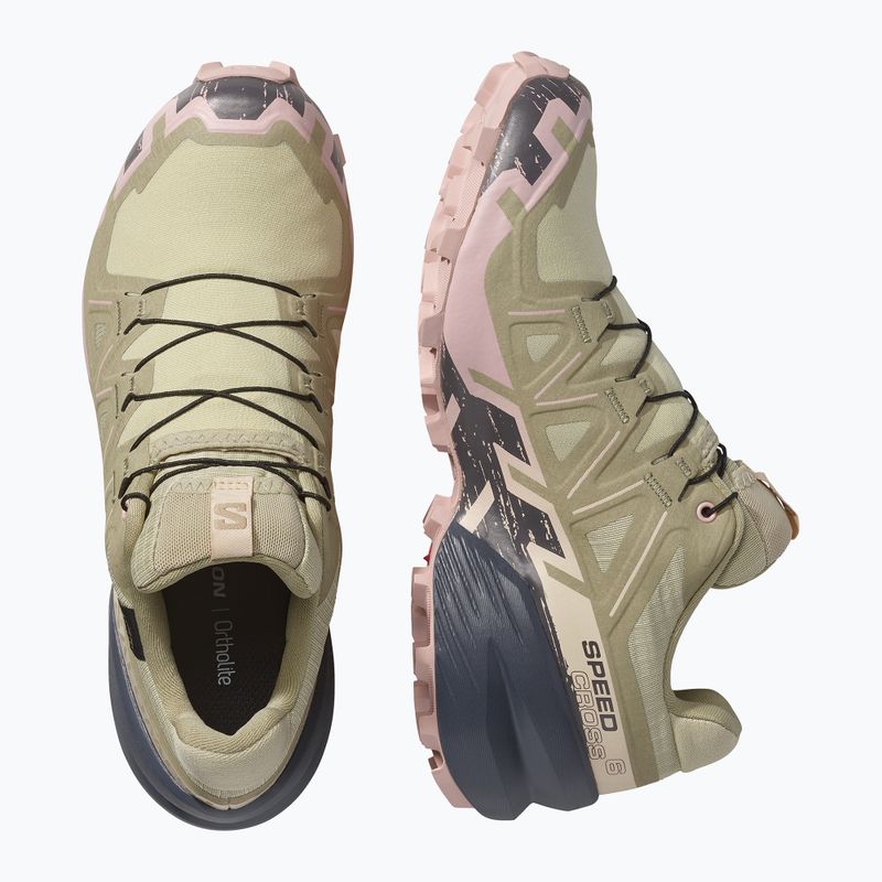 Women's running shoes Salomon Speedcross 6 GTX eucalyptus/slate green 2