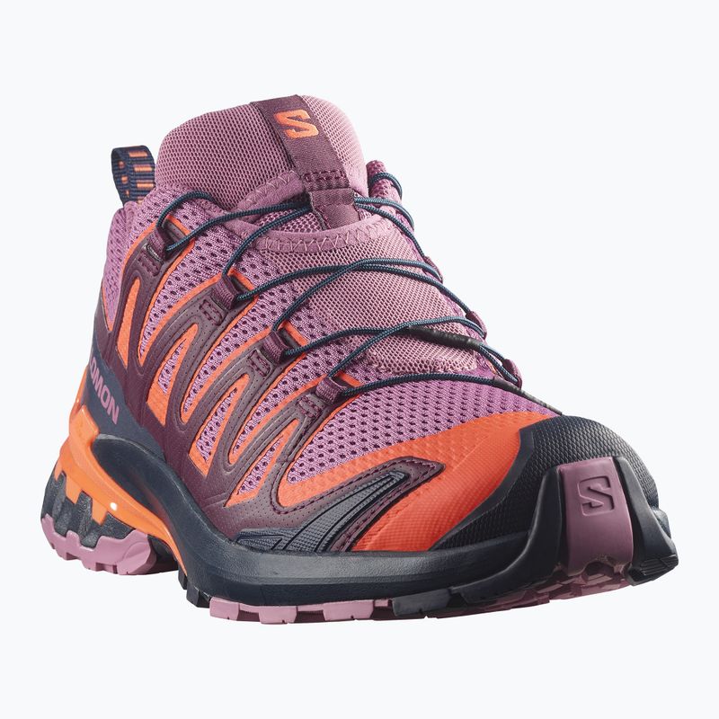 Women's running shoes Salomon XA Pro 3D V9 dusky orchid/huckleberry 2